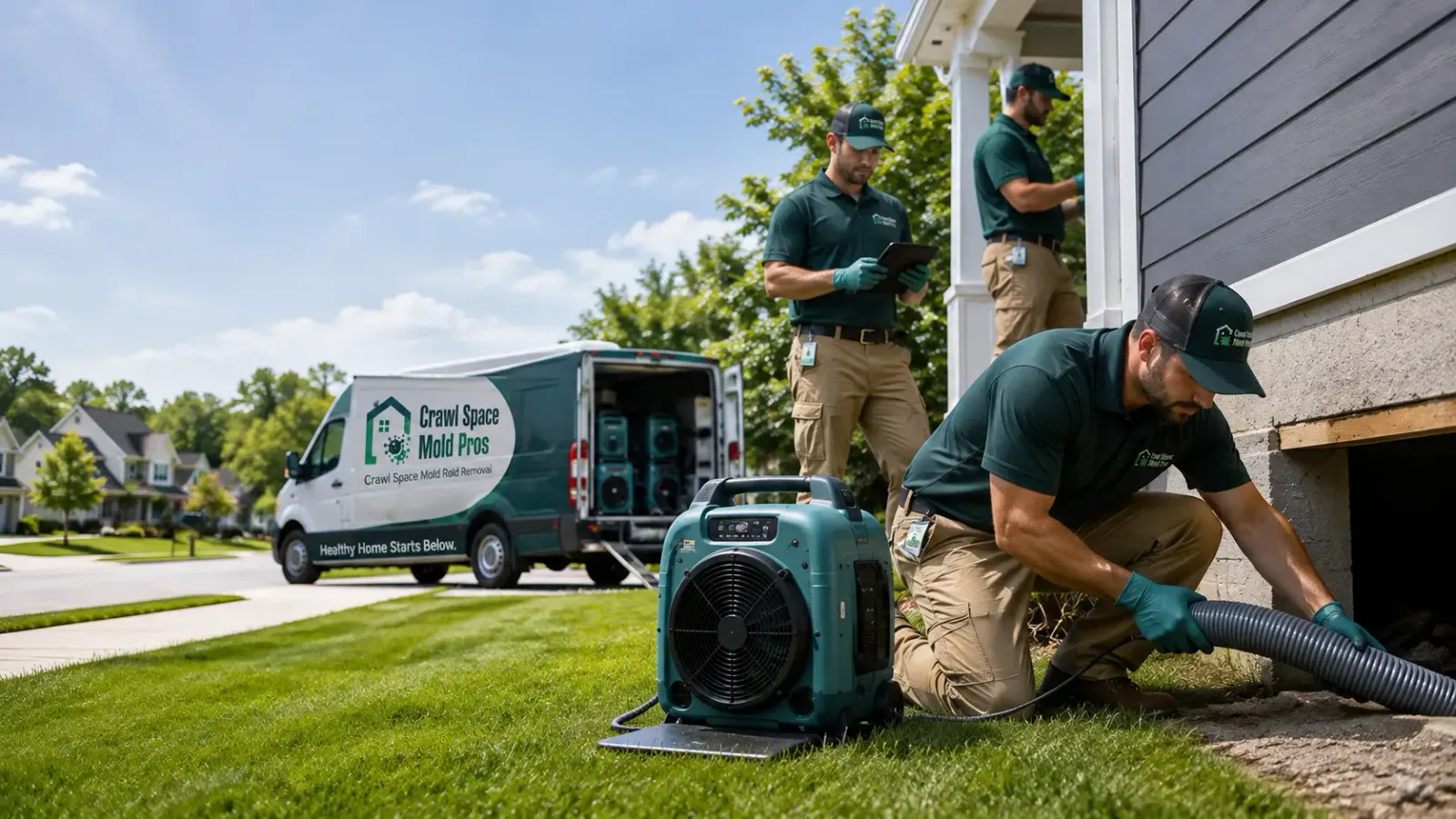 Crawl Space Mold Removal in Orange, CT